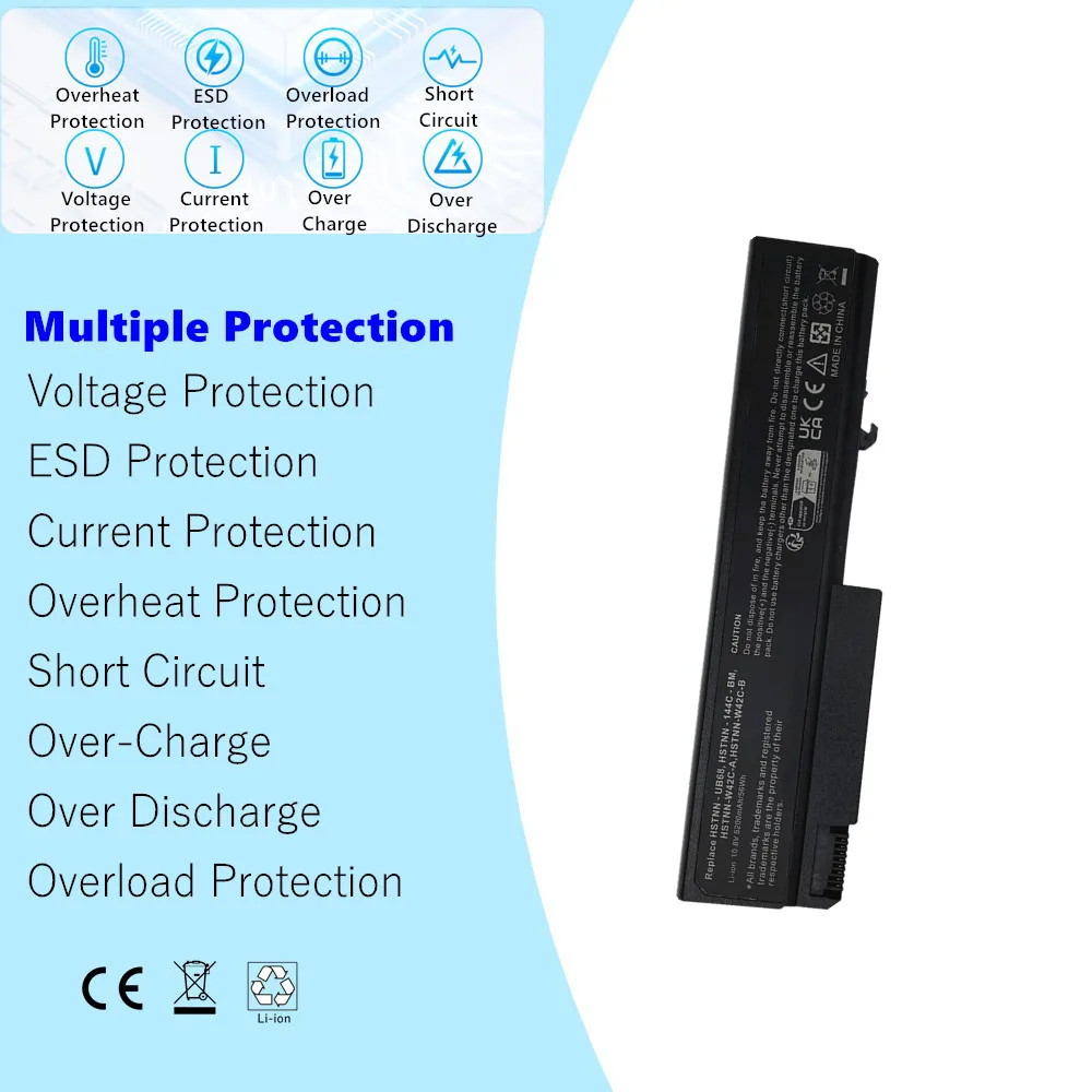 Batería para Hp 6535b 6530b 6730b HSTNN-UB69 UB68 HSTNN-XB0E EliteBook 8440p 8440w ProBook 6445b 6540b batería para portátil - imagen 3