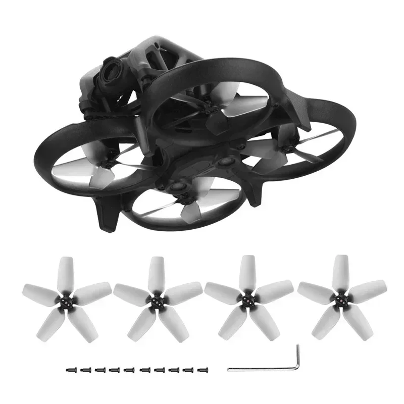 4 Uds palas de hélice palas de paleta de repuesto hélice de liberación rápida ligera para accesorios de Dron DJI Avata