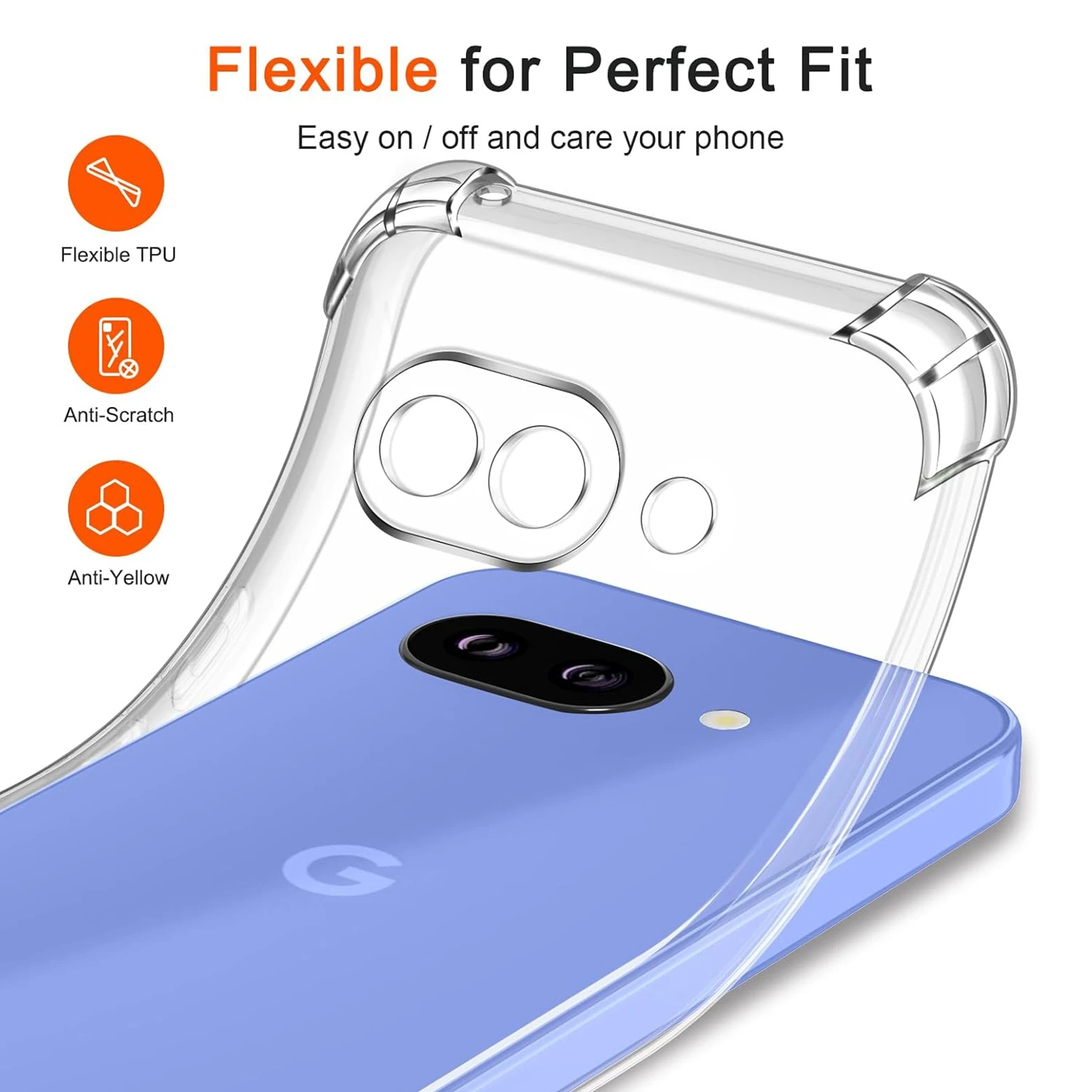 Funda de TPU Airbag a prueba de golpes para Google Pixel 10 Pro 9A 9 Pro XL cubierta protectora transparente Capa Fundas Coque - imagen 4