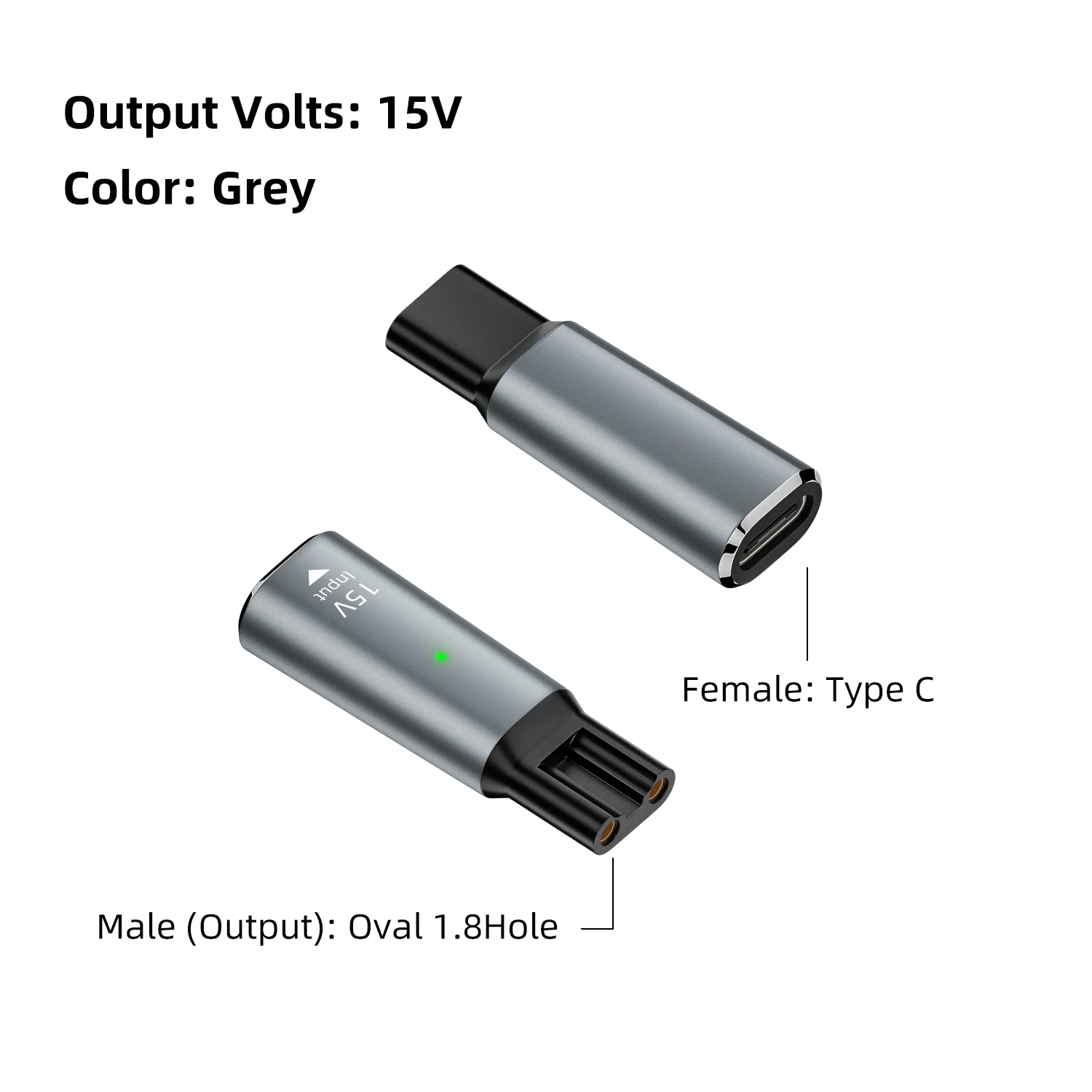 15V-Oval-Grey