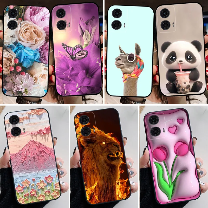 Para Motorola Moto G85 5G funda trasera de silicona suave a la moda para Moto G85 funda de teléfono etui Fundas para MOTOG85 G 85 5G lindo