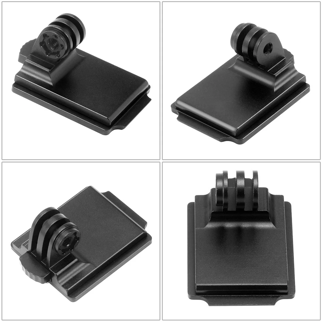 Base de soporte de montaje de casco NVG de 3 orificios de aluminio con adaptador de tornillo de brazo de extensión para Gopro YI Sjcam EKEN para cámara de acción OSMO - imagen 4