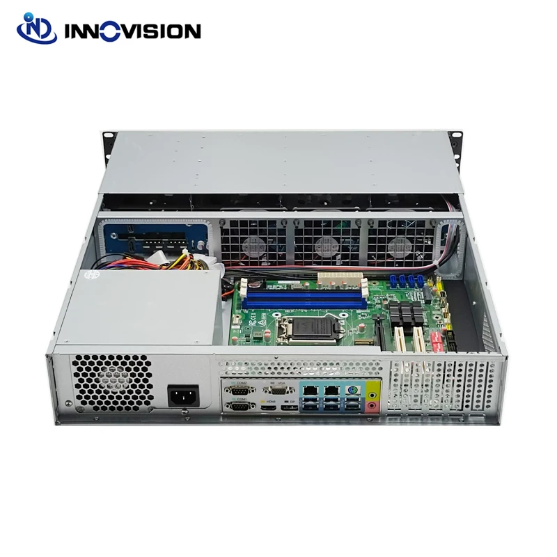 8Bay HDD 2U 520MM caja de servidor Hotswap compatible con ATX PSU M-ATX 9,6 "* 9,6" y placa base inferior opcional 6G 12G SATA SAS Backplane - imagen 5