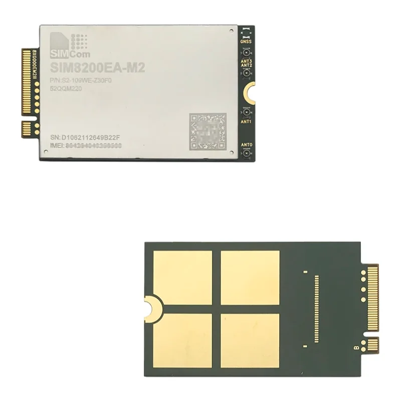 SIMCOM SIM8200EA‐M2 Módulo 5G Sub-6G M.2 Multibanda 5G-NR LTE-TDD LTE‐TDD Comandoes WCDMA Compatible Cat12 SIM7912G SIM7920G - imagen 2