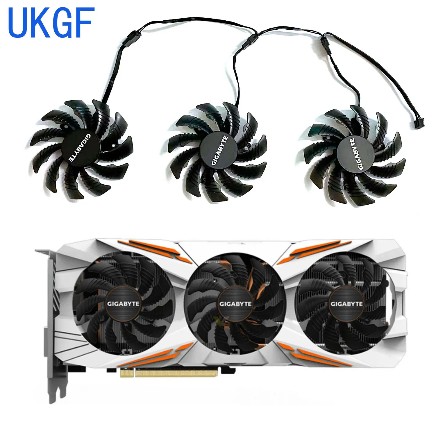 Nuevo 75MM 4PIN T 128010 Ventilador GPU SU GTX1080TI para tarjeta gráfica GIGABYTE GeForce GTX1080ti 11GB GAMING OC