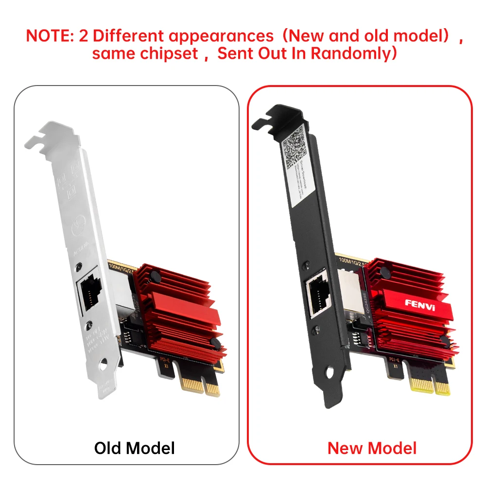 Fvi-tarjeta de red 2,5G PCI-E a RJ45, Chip RTL8125B, 100/1000Mbps, 2,5 Gbps, adaptador de controlador LAN con cable Ethernet para Win7/8/10/11 - imagen 3