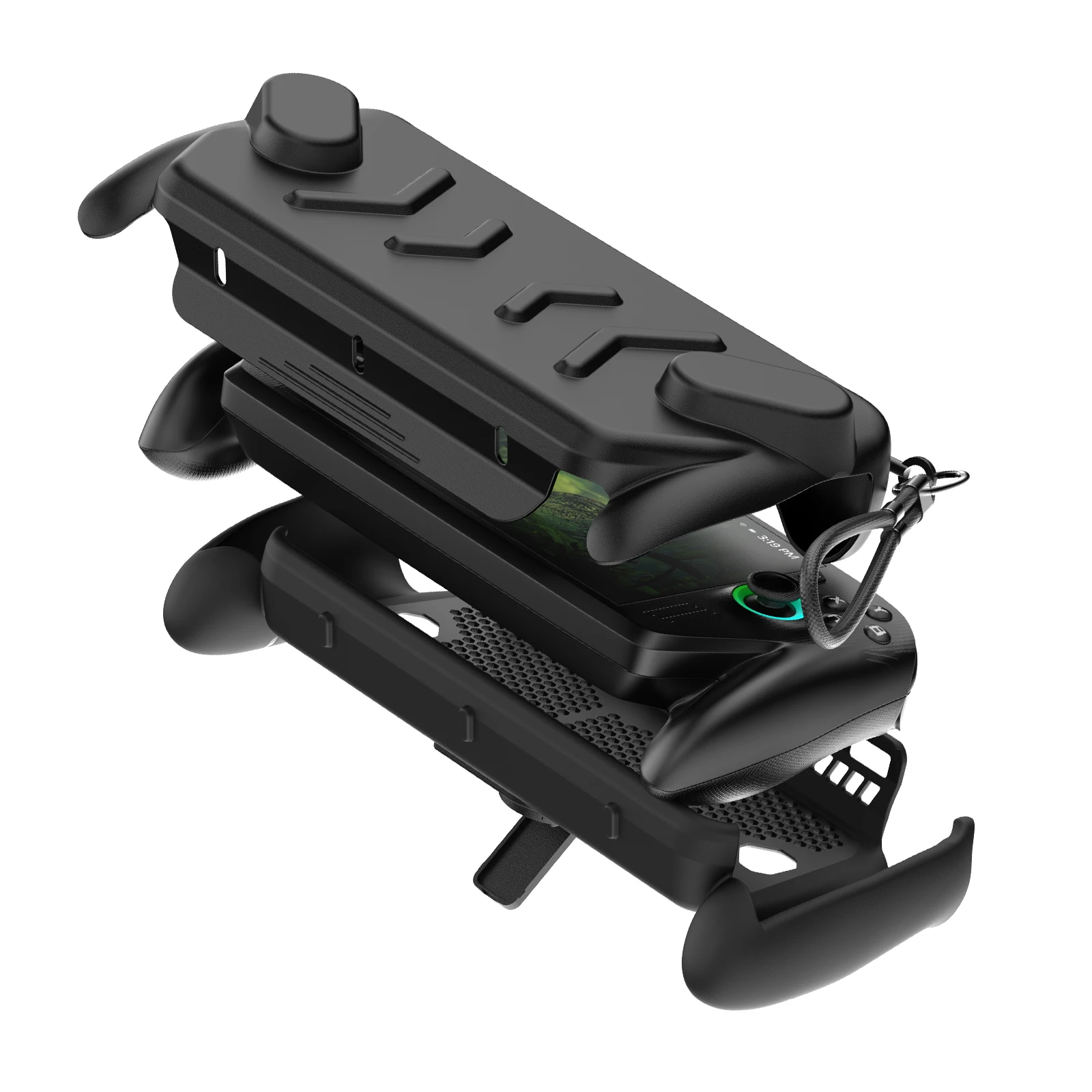 Funda protectora X153 para ROG Ally y ROG Ally X con soporte, juego de protección completa, a prueba de golpes, agarre antideslizante antiarañazos, accesorios - imagen 5