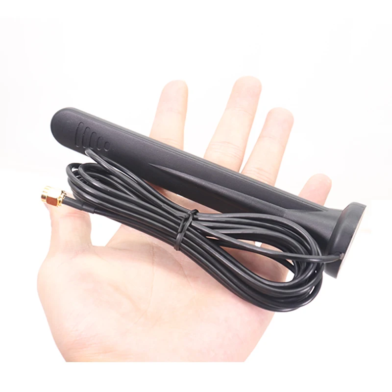 Antena con ventosa impermeable 5G 4G 3G GSM 15dbi amplificador de banda completa de alta ganancia amplificador de señal exterior TS9 SMA macho para módem enrutador - imagen 2