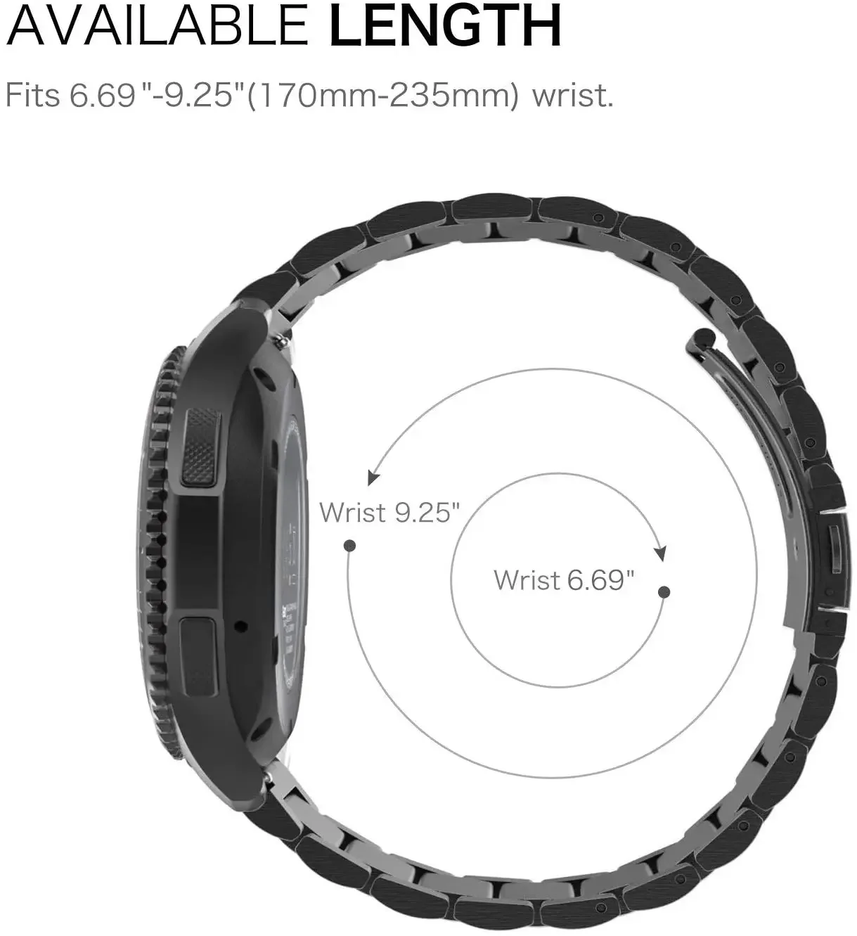 Correa de reloj de 20MM y 22MM para reloj inteligente Amazfit Balance, correa de acero inoxidable para Amazfit GTR 42 47 GTS 4 3 2mini - imagen 4