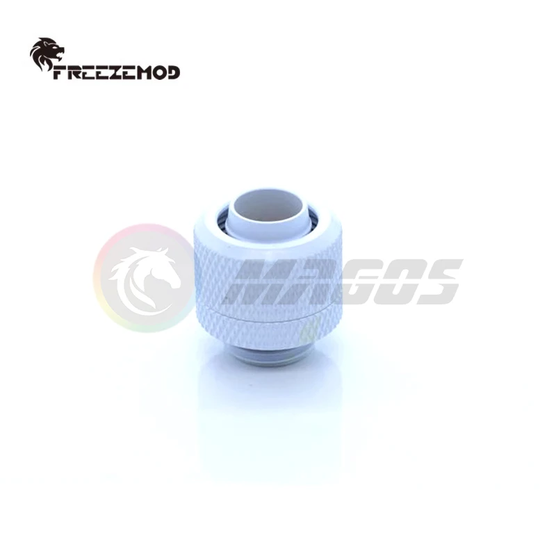 FREEZEMOD-manguera de refrigeración por agua para ordenador, accesorio de 3/8 pulgadas de espesor, negro/plateado/blanco para tubo blando de 10x13mm, conexión rápida de giro, - imagen 4