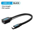 USB 2.0 PVC Black