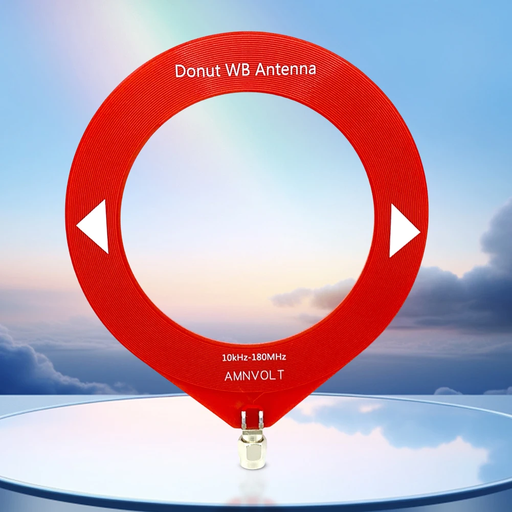 Antena Donut MW/SW de 10khz-180mhz con convertidor de baja impedancia antena Donut WB Mini módulo de antena de anillo para Radioaficionado - imagen 4