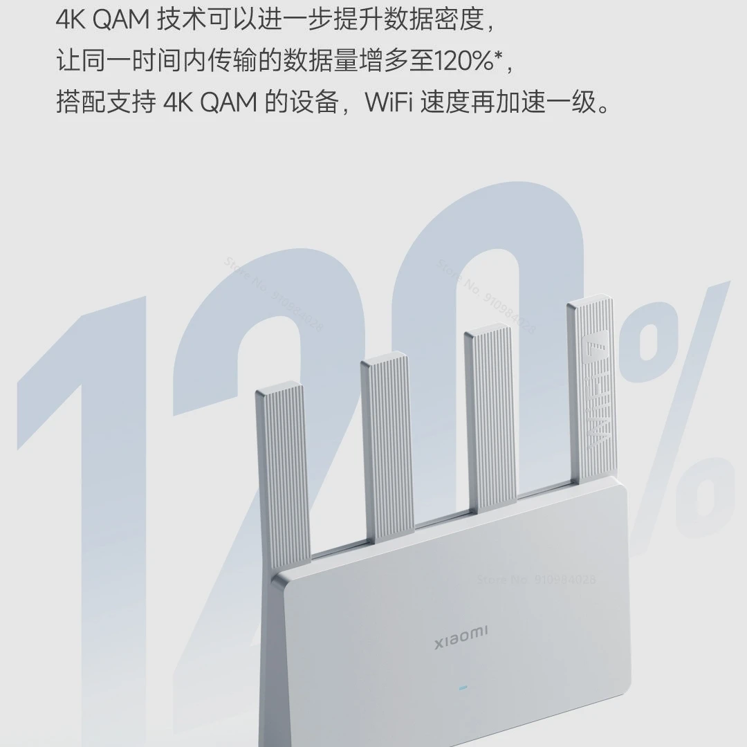 Xiaomi Router BE3600 2,5G WiFi 7 Dual-Band Qualcomm cuatro núcleos aceleración de juegos 3570Mbps Dual WAN LAN repetidor de red de malla - imagen 4