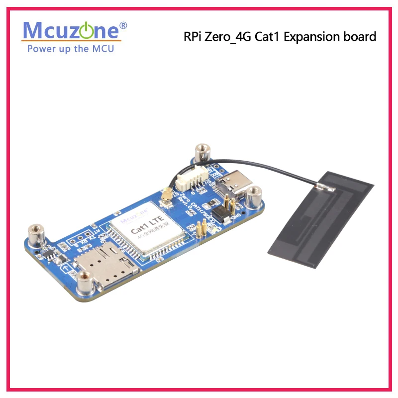 RPI0_CAT1, placa de expansión Raspberry Pi zero Cat1, 4G LTE sin controlador, compatible con zero2w zero wH, Ubuntu,RPi OS - imagen 5