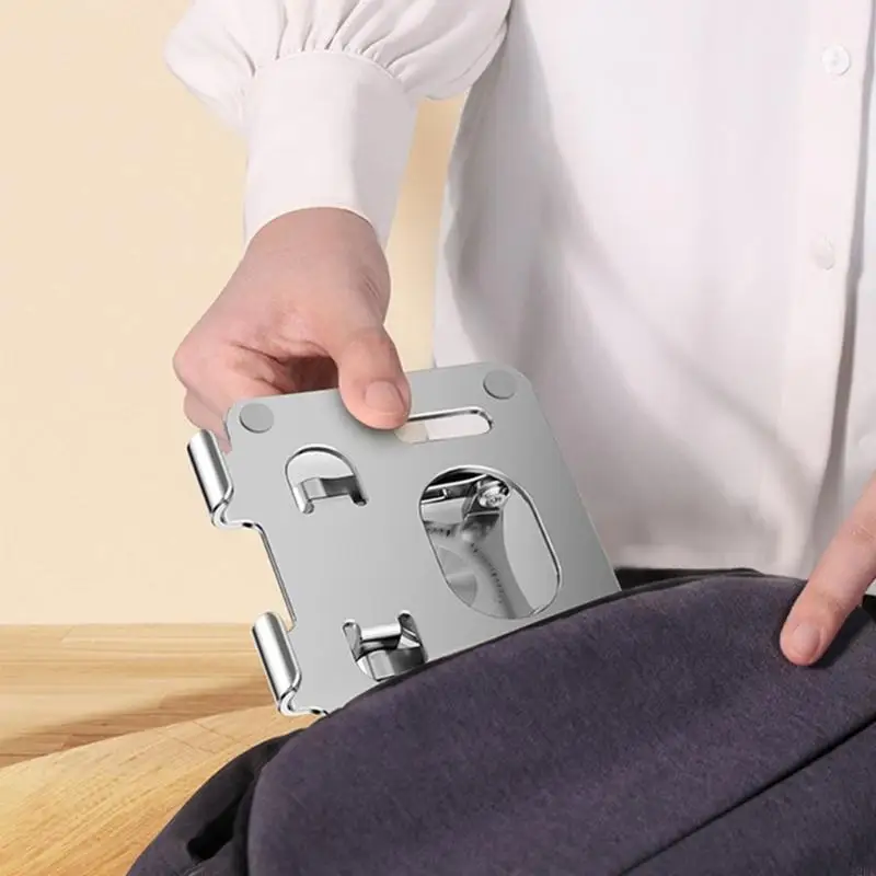 Soporte plegable para portátil 360 °   Soporte de refrigeración giratorio, almohadilla antideslizante para teléfono, elevador de aluminio, refrigerador plegable para tabletas Pad - imagen 4