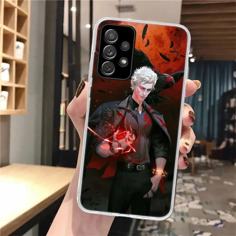 B-Baldur's Gate 3 BG3 Astarion funda de teléfono de silicona para Samsung Galaxy A52 A51 A50S A42 A32 A22 A12 A02S A30S A20S A10S A41 A31 A2 - imagen 4