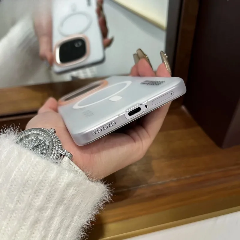 Funda de PC mate para VIVO IQOO Z10 Turbo Pro, magnética a prueba de golpes para Magsafe, cubierta dura translúcida esmerilada para IQOO Z10Turbo Plus - imagen 4