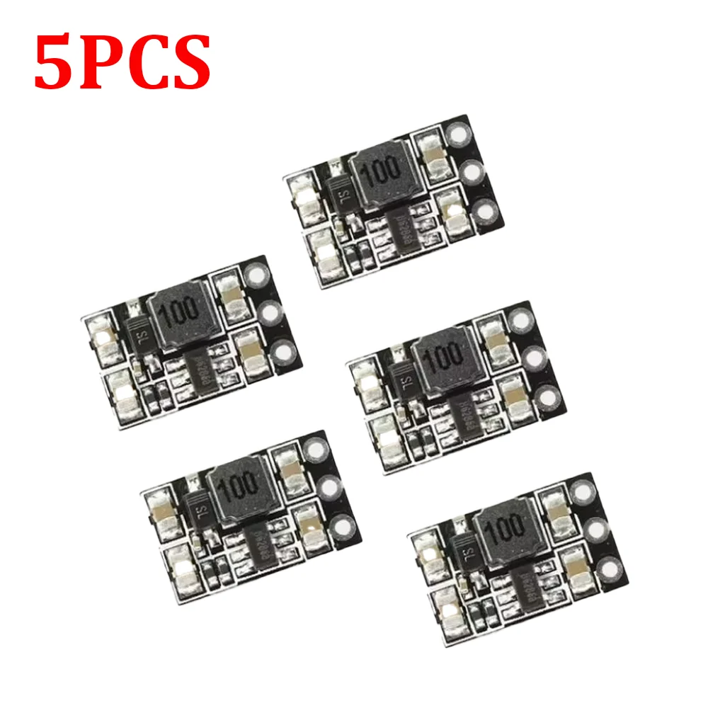 5 uds nuevo DC-DC 3,7 V a 5V regulador de refuerzo de voltaje Micro módulo de potencia para 1S cepillado FPV Tinywhoop Drones piezas de bricolaje