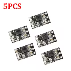 5 uds nuevo DC-DC 3,7 V a 5V regulador de refuerzo de voltaje Micro módulo de potencia para 1S cepillado FPV Tinywhoop Drones piezas de bricolaje