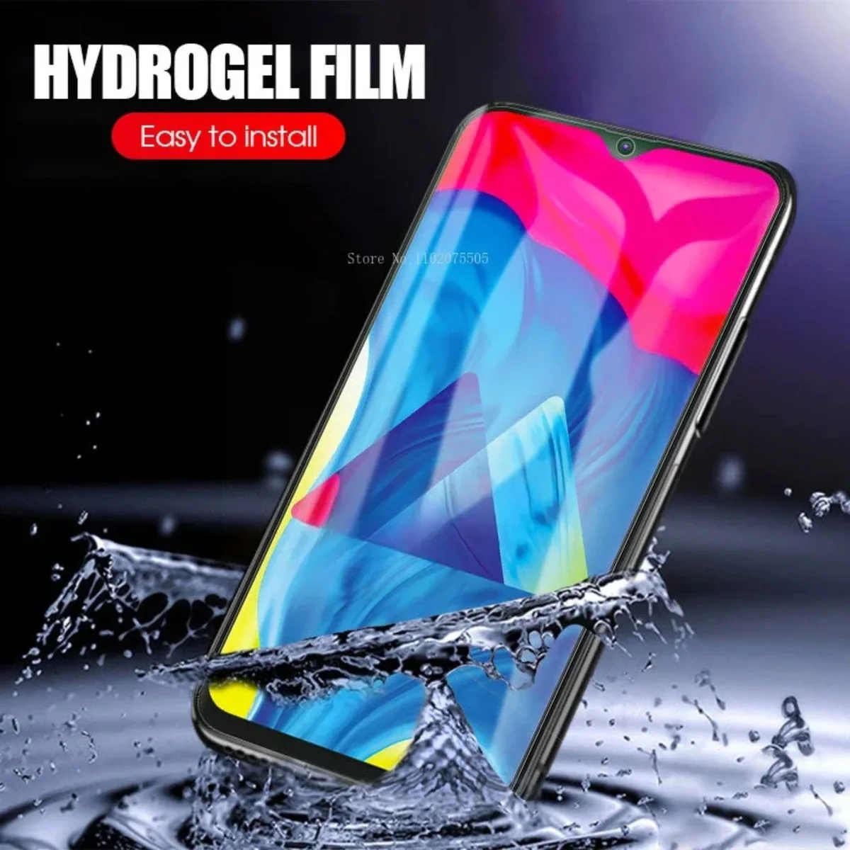 Protector de pantalla de hidrogel para móvil, película protectora para Samsung Galaxy A20E, A50, A51, A71, A70, A90, A80, A01, A10, A20, A20S, A30, A30S, 3 unidades - imagen 2