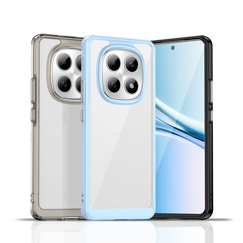 Funda transparente para Redmi Note 15 5G, carcasa para Redmi Note 15, carcasa dura translúcida, marco suave, parachoques de teléfono Redmi Note 15 - imagen 2