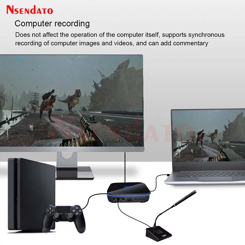 Caja de captura analógica 4K HDMI VGA YPbPr cámara independiente HDMI RCA VGA YPbPr pantalla analógica grabadora de vídeo captura caja de tarjeta VHS - imagen 4