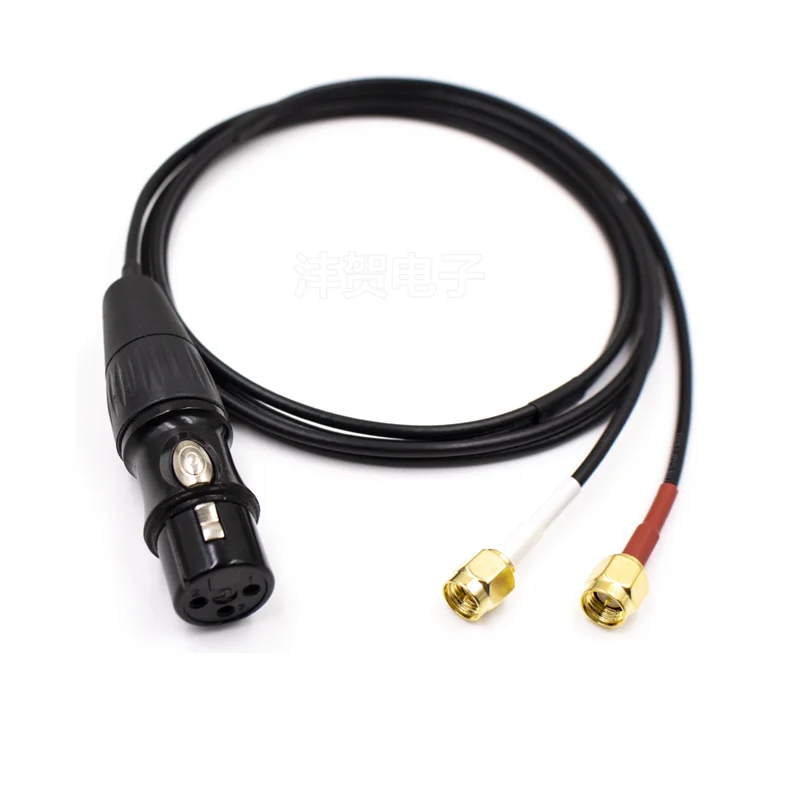 XLR Male Female to Double 2 SMA Male Precision Audio Test Cable XLR 1/2 for APx515 APx525 APx555 Keysight U8903B ABTEC A10 - imagen 4