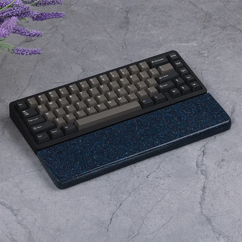 Nuevo reposamuñecas para teclado de mármol, cómodo reposamanos personalizado para teclado mecánico 60/68/84/88/96, compatible con teclados de muñecas - imagen 5