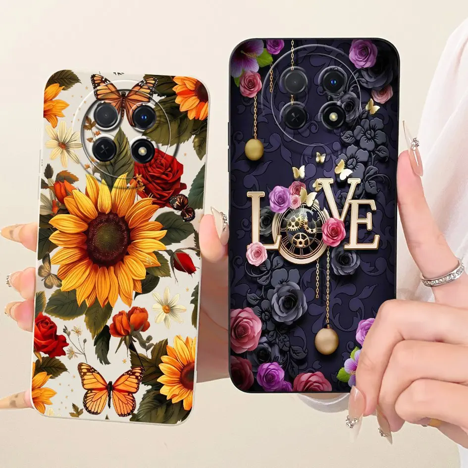 Para Realme 12 Pro Plus funda RMX3840 RMX3841 Popular dragón volcán cubierta pintada parachoques de silicona suave para Realme 12 12X 5G Shell - imagen 2