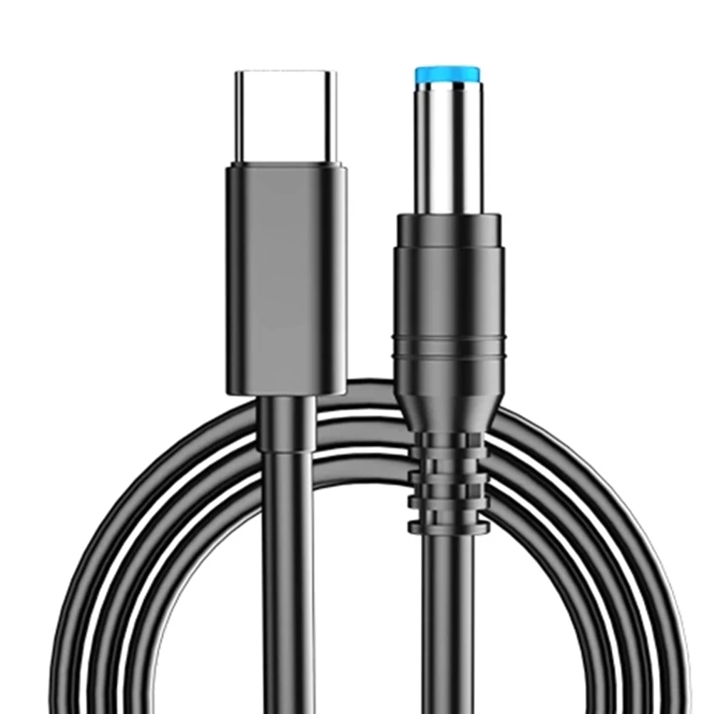 Cable de fuente de alimentación USB tipo C PD a 9V, 12V, 15V, 20V, 5,5x2,5mm para portátil, PD2.0, 3,0, PD100W, cargador DC5525, convertidor macho - imagen 3