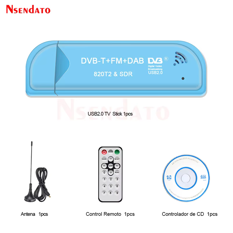 Receptor TDT RTL-SDR USB 2.0 con Antena FM/DAB para Windows - imagen 5