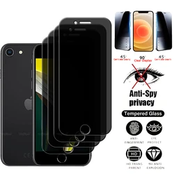 iPhone SE 2022 / 2020 / 7 / 8 Vidrio Templado 9H Privacidad Antiespía