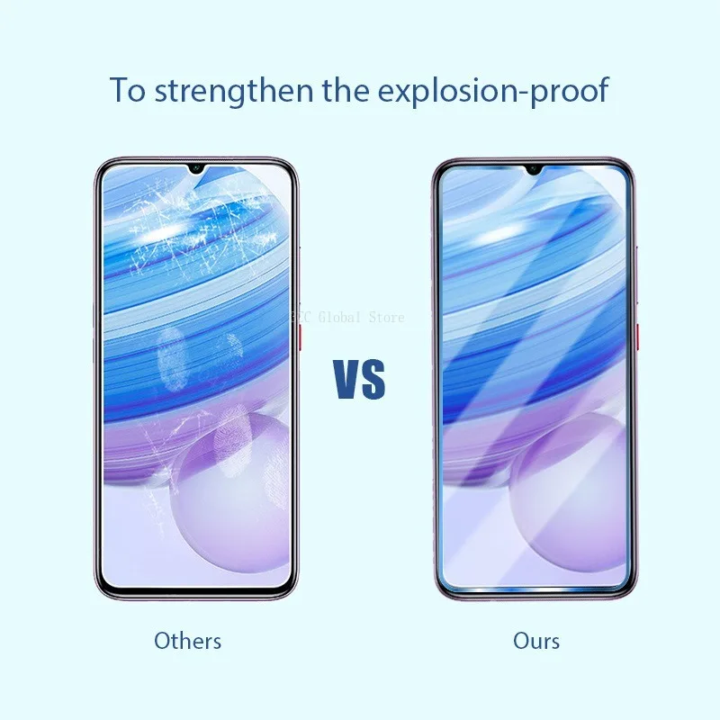 Vidrio Protector para Xiaomi Redmi Note 11, 10, 9, 8, 7 Pro, 9S, 10S, 9A, 9T, 9C, NFC, 9AT, 3 unidades - imagen 2