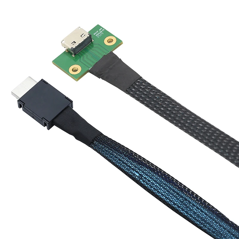 Cable de conversión de alta velocidad para PCIE Oculink SFF 8611 4I 42P a SFF-8612 4I Cable de servidor - imagen 5