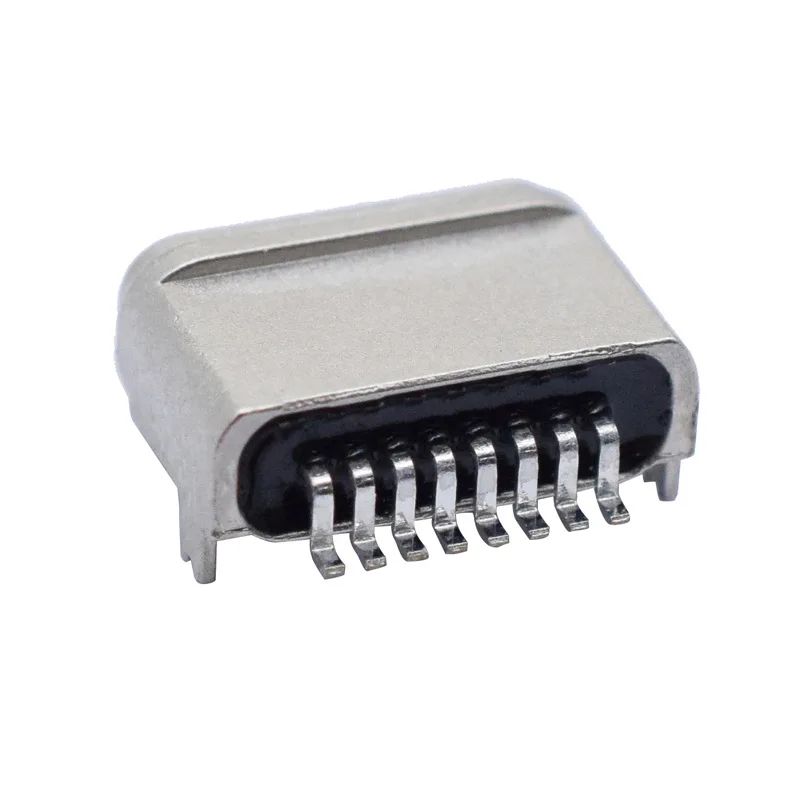 Conector USB de carga rápida, 10 piezas tipo c, 8 pines, conector horizontal de dos pines, columna de posicionamiento, IP67 - imagen 3