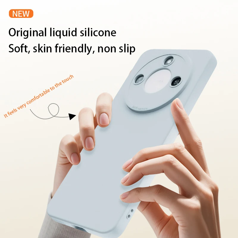 Angel Eyes-funda de teléfono suave de lujo para Honor X9c Smart X60 Pro GT 5G, funda trasera Original de silicona mate con diseño de borde recto - imagen 5