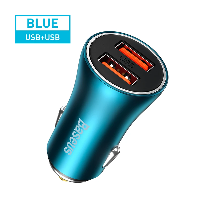 Dual USB Blue