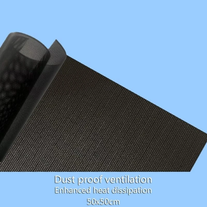 Carcasa de PVC para ordenador, cubierta de red a prueba de polvo para enfriador de ventilador, 50cm - imagen 5