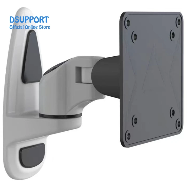 Soporte de montaje en pared para TV con monitor LED LCD de movimiento completo de aluminio de 360 grados