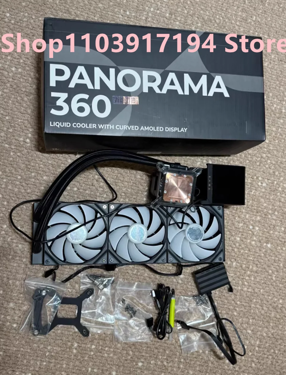 PARA TRYX PANORAMA SE ARGB 360 negro blanco, enfriador de líquido con pantalla amplificada curvada - imagen 3