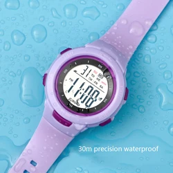 Reloj Digital LED Niños Resistente Agua con Luz Nocturna