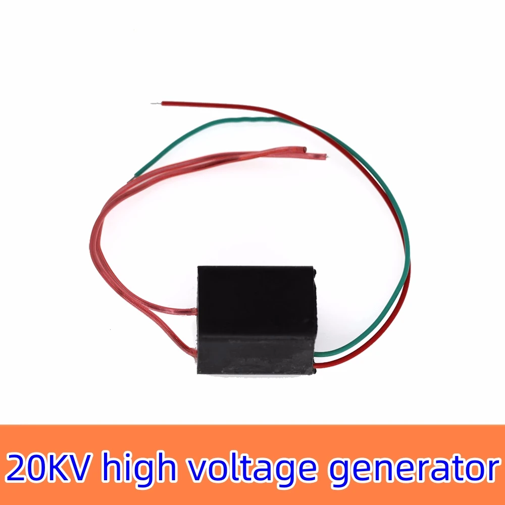 Generador de alto voltaje, encendedor de 20KV, 3,7-6V, alta potencia, arco silencioso, pulso, CC, inversor de alto voltaje, módulo Boost Step Up