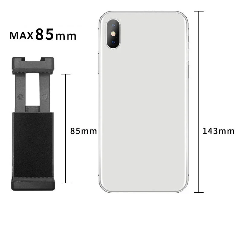 Trípode Universal para tableta, soporte de teléfono con Clip para luz de relleno, palo de Selfie para IPhone, Android y Smartphone - imagen 3