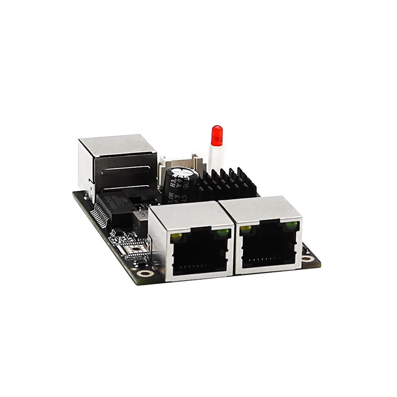 -40~85 ℃   Módulo de interruptor Gigabit de puerto RJ45 completo Industrial de 3 puertos, gestión de luz, interruptor VLAN, placa base PCBA - imagen 5