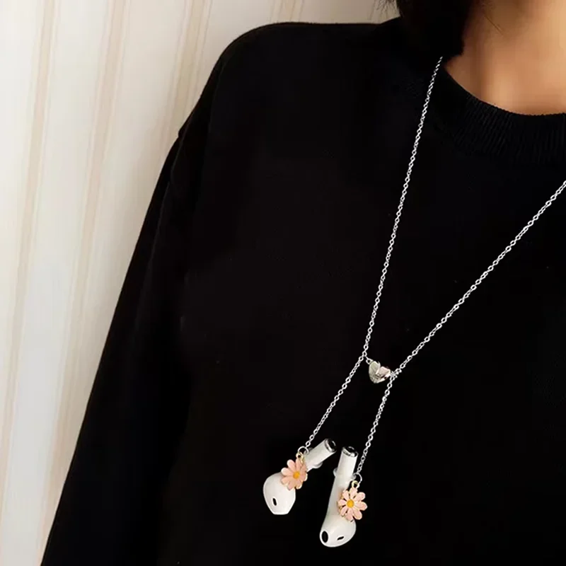 1 Uds. Auriculares de atracción magnéticos cadena antipérdida astronauta Margarita Bluetooth cadena para auriculares accesorios para auriculares - imagen 2