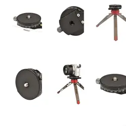 462E LP-60 Cámara Base panorámica panorámica con placa ARCA Trípode bola para cabeza para nivel