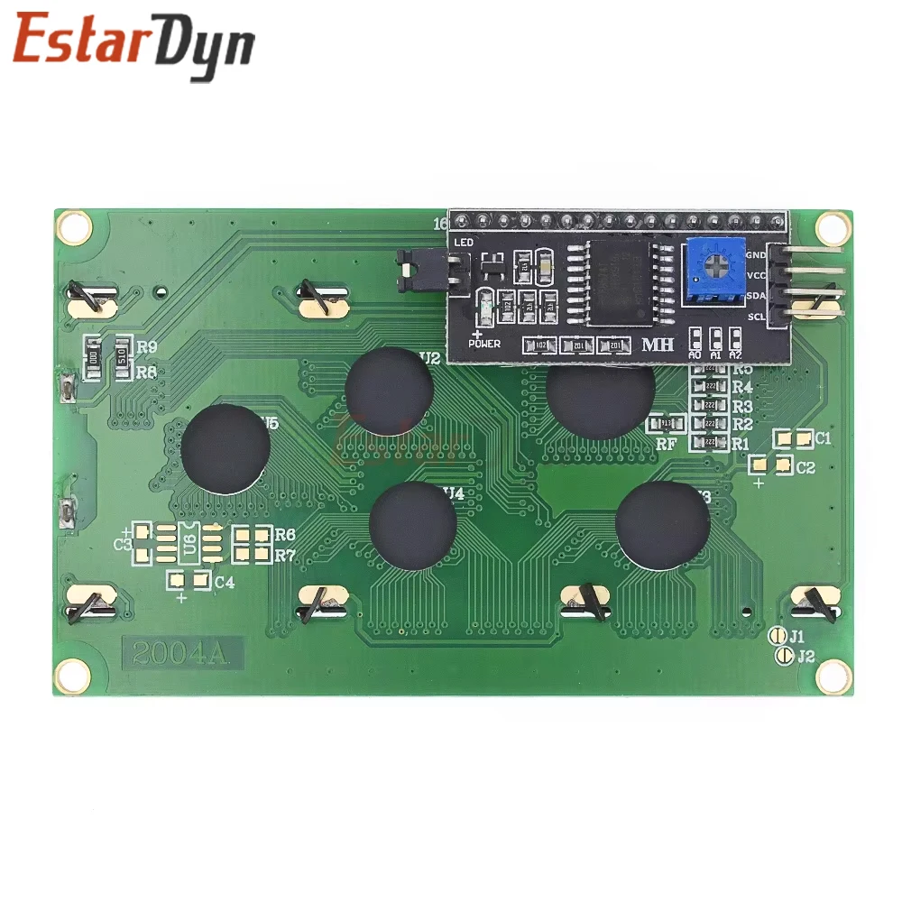 LCD2004 con módulo adaptador serie I2C pantalla azul/verde de caracteres 20x4 para Arduino UNO R3 Mega 2560 Robot proyecto de hogar inteligente - imagen 2