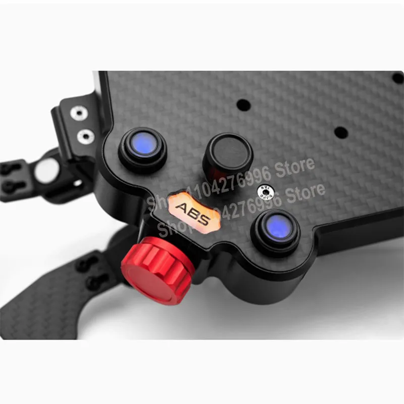 Simagic GT Pro Hub Racing Simulator Volante CNC Aleación de aluminio y fibra de carbono Doble embrague para bricolaje su rueda campeón ﻿ - imagen 4