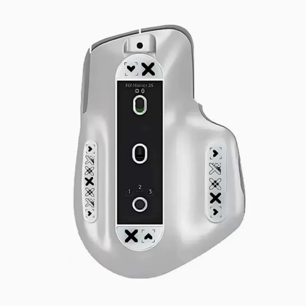 Patines de ratón de cristal para Logitech MX Master 3/3s, almohadillas para pies de ratón, accesorios para ratón con borde curvo 2.5D, suaves y duraderos - imagen 3