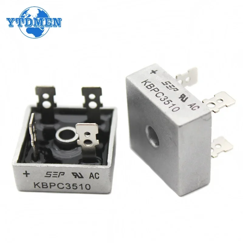 2 uds KBPC3510 KBPC5010 puente rectificador de diodo 35A 50A 1000V KBPC 3510 5010 rectificadores de potencia componentes electrónicos - imagen 5